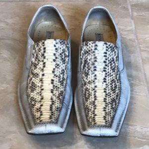 Steve Madden Snakeskin-square tips